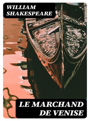 cover image of Le marchand de Venise